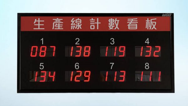 生產線計數看板、生產線計數器可多人操作 LED字幕機