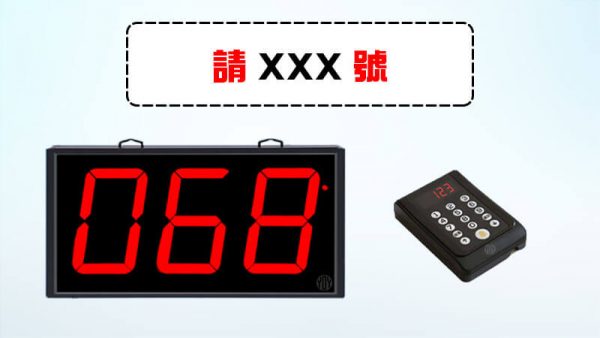 叫號機-叫號燈-語音模式-請XXX號